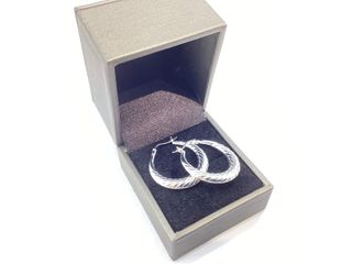 argollas plata 925mm