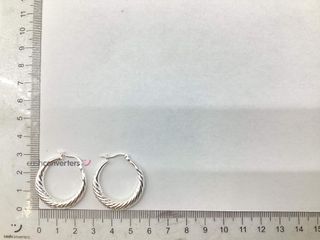 argollas plata 925mm