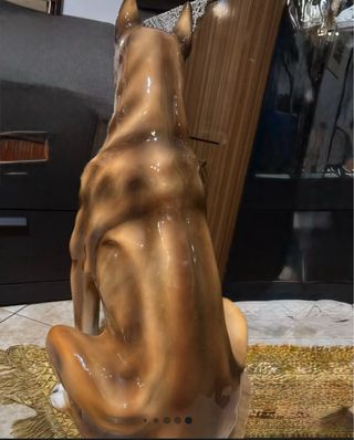 Scultura Boxer Seduto