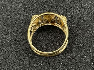 anillo oro 18k