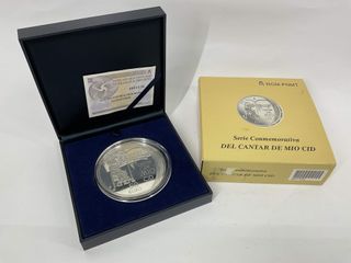 moneda plata 925mm