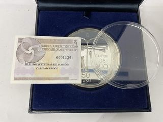 moneda plata 925mm