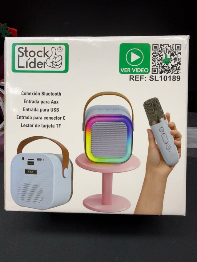 Altavoz Karaoke Portátil Stock Líder
