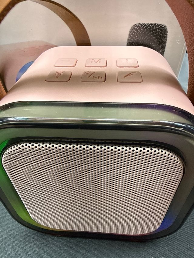 Altavoz Karaoke Portátil Stock Líder