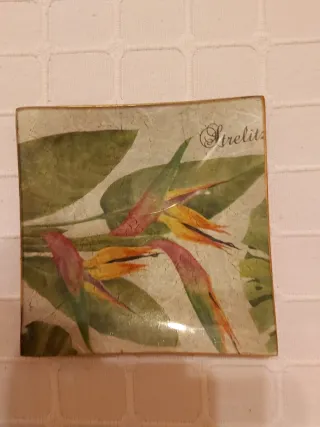 Lote de artículos decorativos floral hecho a mano