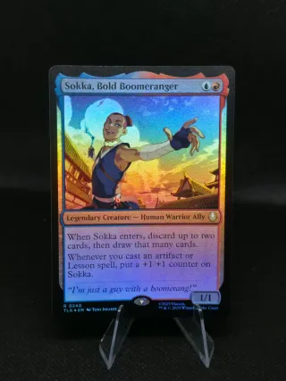 Magic Avatar Sokka, Bold Boomeranger R#240 Foil NM