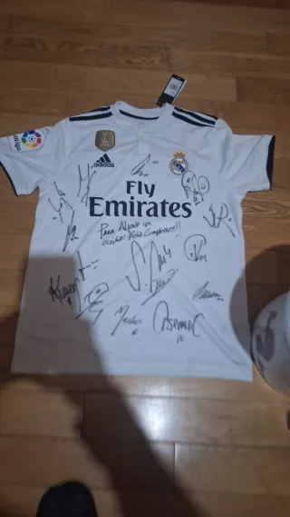 Camiseta Real Madrid Firmada 2017