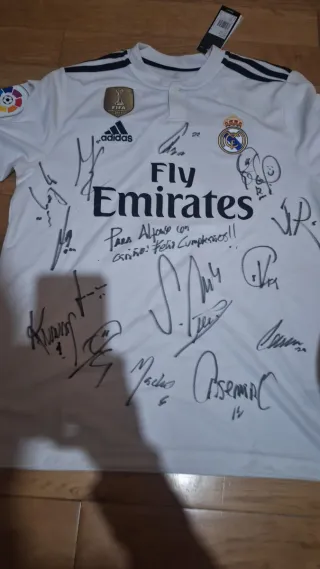 Camiseta Real Madrid Firmada 2017