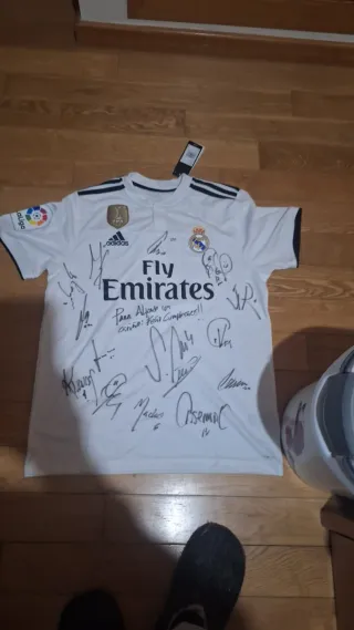 Camiseta Real Madrid Firmada 2017