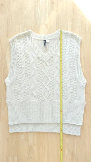 Chaleco H&M punto ochos Talla XS
