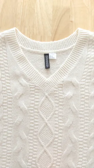 Chaleco H&M punto ochos Talla XS