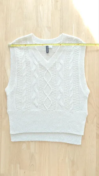 Chaleco H&M punto ochos Talla XS