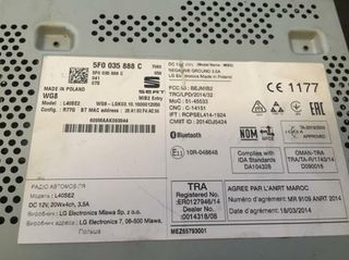 53924 pantalla gps 5f0035888c seat toledo (kg3)