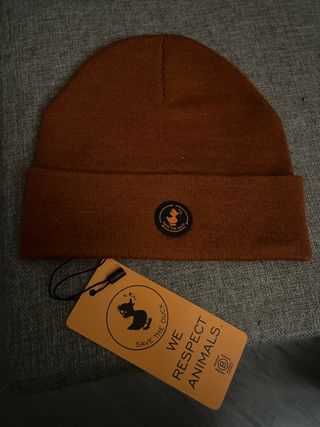 Cappello Save the Duck marrone nuovo con etichetta