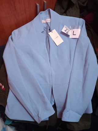 42- americana L chaqueta azul - Sfera