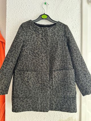 Cappotto con stampa leopardata per bambini