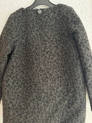 Cappotto con stampa leopardata per bambini