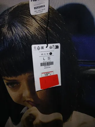 Camiseta crop manga larga transparente