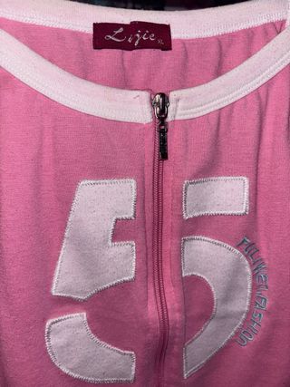 Top tirantes rosa cremallera Luzie