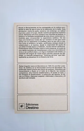 Libro 1989 Tres Miradas sobre el Arte Antiguo