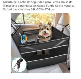 Asiento Coche Perro/Gato Oxford Lavable