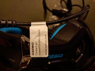 Cascos Gamer Negros y Azules auriculares gaming