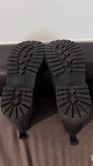 Botas de agua negras con forro polar