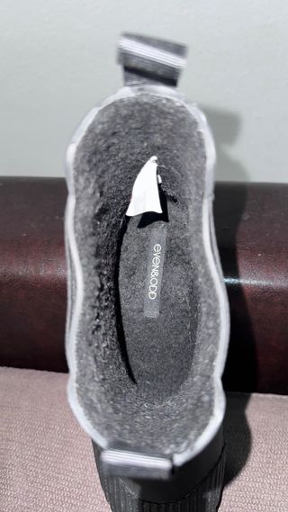 Botas de agua negras con forro polar