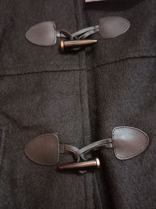 68- abrigo negro montgomery - L - Bilin