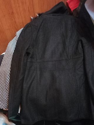 68- abrigo negro montgomery - L - Bilin