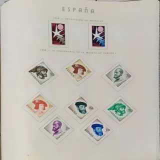 Álbum Sellos II Centenario España (1951-1961)