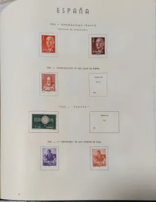 Álbum Sellos II Centenario España (1951-1961)