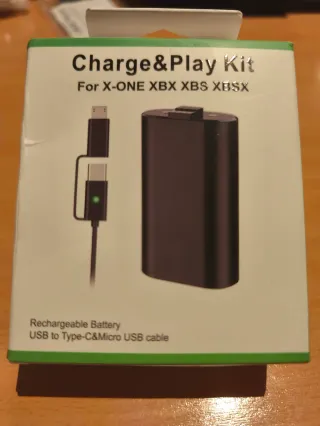 Batería Recargable Mando Xbox + Cable