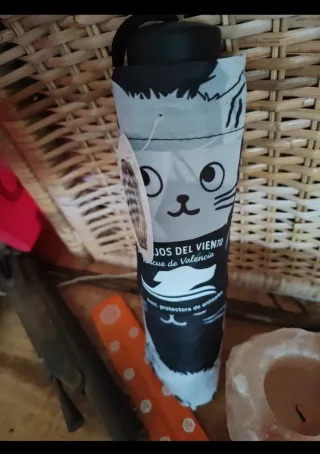 Paraguas Plegable Solidario Gatitos