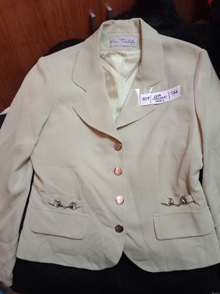 115- chaqueta americana verde T44 Paris