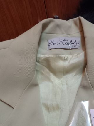 115- chaqueta americana verde T44 Paris