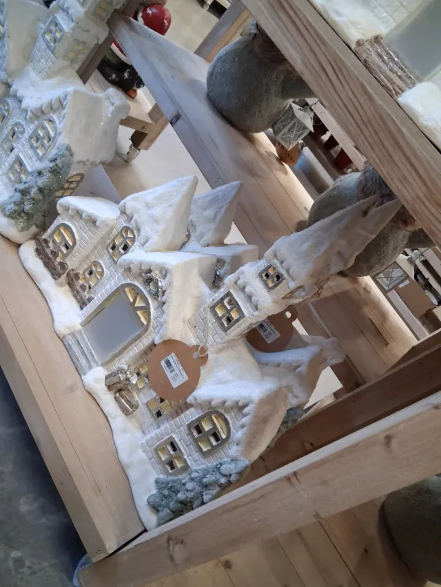 Casa Navideña con Luz LED 22€ Precio x unidad