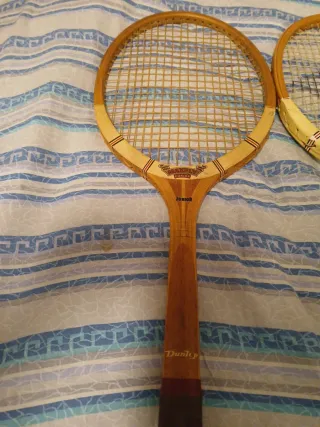 2 Raquetas Tenis Madera Antiguas Maxply