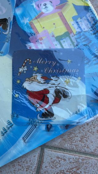 Set 8 Tovagliette Natalizie Babbo Natale