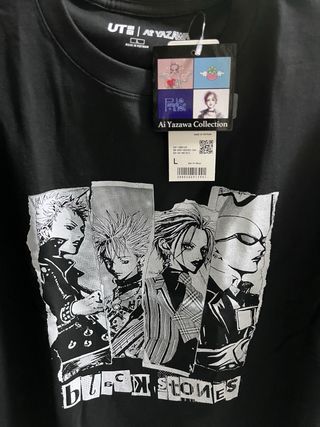 Camiseta Uniqlo Nana Black Stones Ai Yazawa L