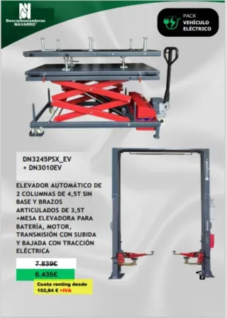 Elevadores y maquinaria de taller