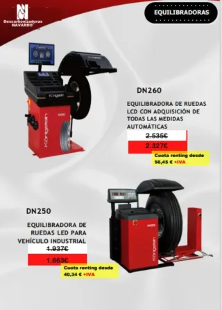 Elevadores y maquinaria de taller