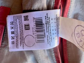 Chaqueta cuero rojo granate degradado