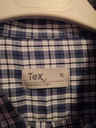 Camisa de cuadros hombre XL Tex