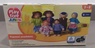 Casa de muñecas Play Junior Lidl con familia. 5en1