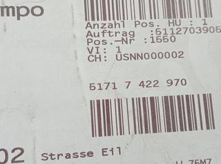 Bmw 96786 51717422970 deflector izquierdo serie x4