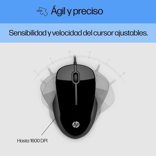 Combo Teclado y Ratón HP USB Negro