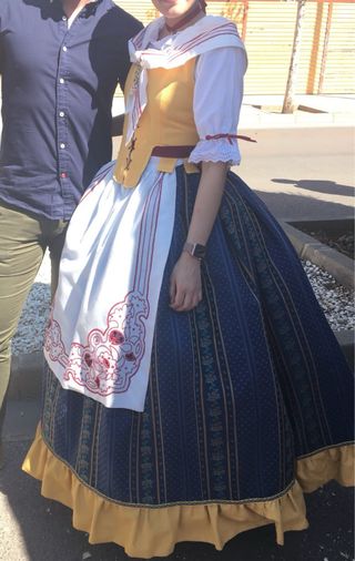 Traje regional labradora talla única