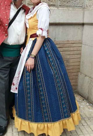 Traje regional labradora talla única