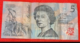 Banconote Australia 5 Dollari